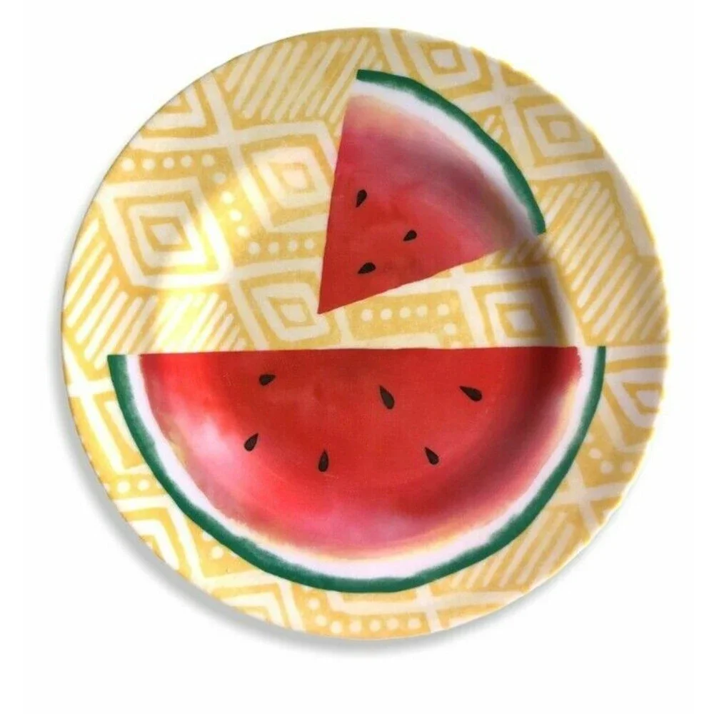 Watermelon Melamine Plates 8.5